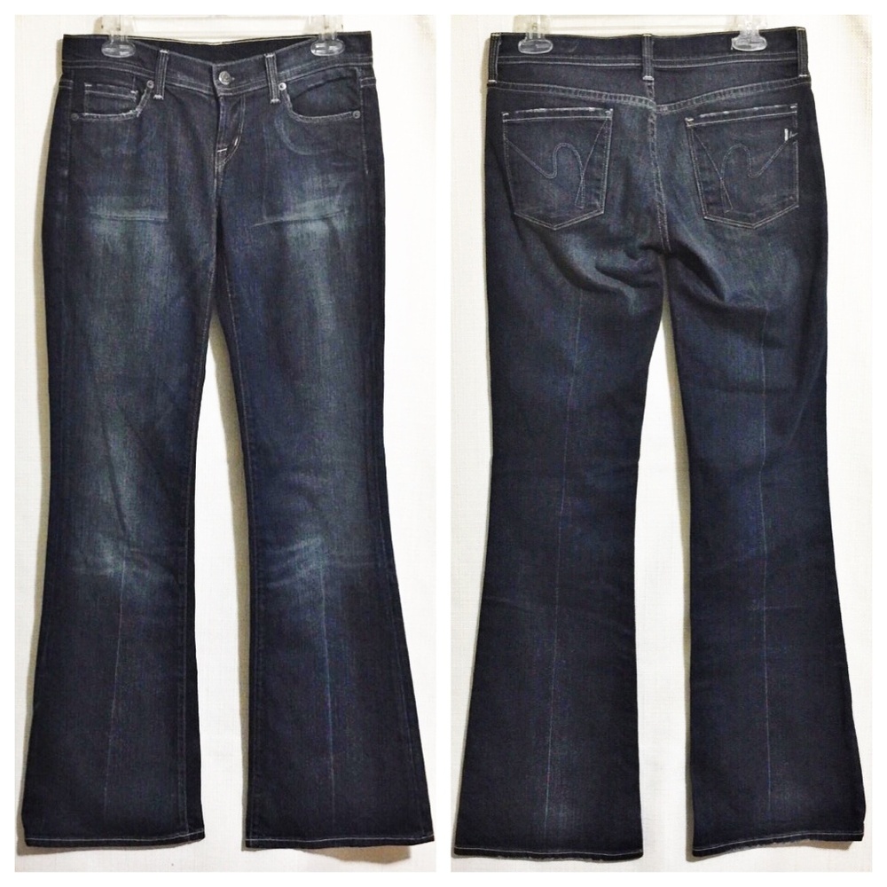 Citizens Of Humanity Dark Wash Flare Jeans